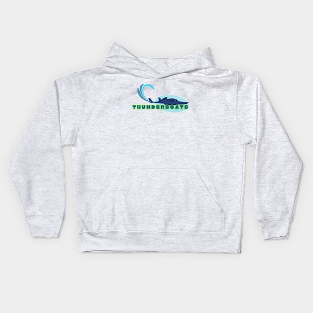 THUNDERBOATS! SEATTLE SUMMER HYDROPLANES Kids Hoodie by SwagOMart